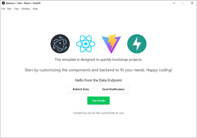 Cross Platform App Template